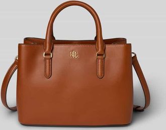 Lauren Ralph Lauren Handtasche mit Tragehenkel Modell MARCY in Cognac, Gr&ouml;&szlig;e 1