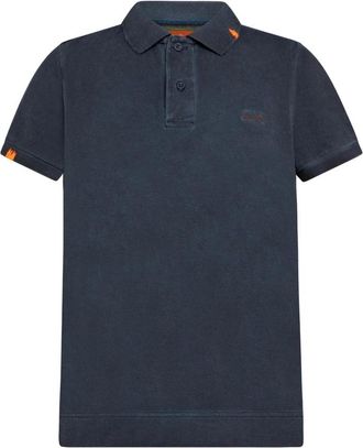 Sun 68 Speciaal Geverfd Katoenen Poloshirt - Heren - Polos - Blauw - S - Katoen - Tops