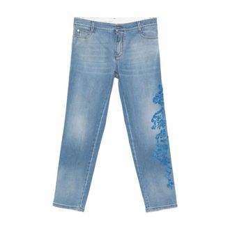 Ermanno Scervino Slim-fit Jeans, female, Blue, Size: S Slim Jeans