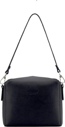 Pourchet Cassetta Schoudertas - Dames - Schoudertassen - Zwart - ONE Size - Leer - Tassen