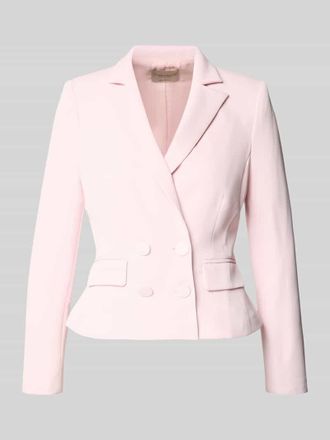 Rinascimento Rinascimento Blazer mit Reverskragen und doppelreihigem Knopfverschluss in Rosa, Gr&ouml;&szlig;e XL