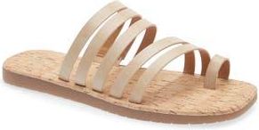 Korks Marisol Flat Sandal in Cream at Nordstrom Rack, Size 11