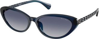 Ralph Lauren RA5338U 62854L Womens Sunglasses Blue Size 56