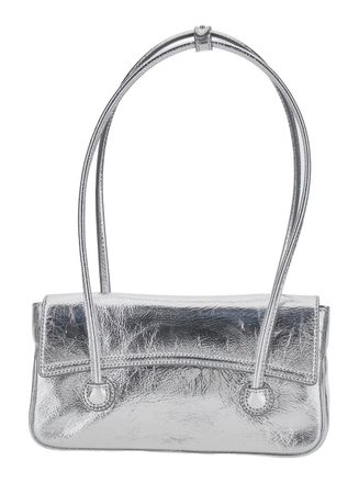 Margesherwood Metallic Leather Shoulder Bag - Silver