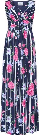 Gina Bacconi Womens Maxene Jersey Maxi Dress - Floral - Size 14 UK