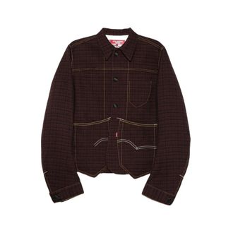 Junya Watanabe Giacca Curved - - Jackets - Uomo - Rosso - L