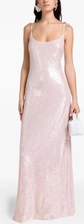 Forte_Forte Spaghetti-Strap Maxi Dress In Pink