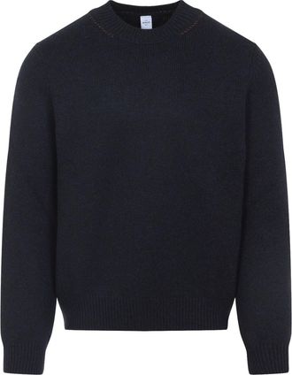 Berluti Dark Blue Cashmere Pullover-Uomo