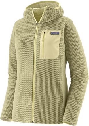 Patagonia R1 Air Full-Zip Hoody Fleecejacke f&uuml;r Damen | oliv/beige