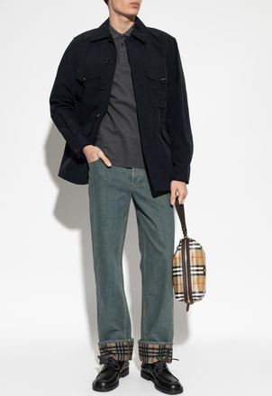Burberry Bradmore Jacket, Mens, Navy Blue