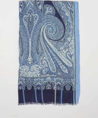 Etro Scarf Men color Blue