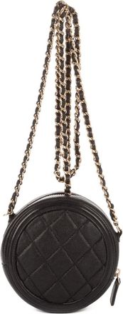 Chanel Borsa a tracolla trapuntata - Nero