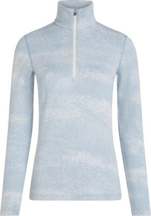 Icebreaker Merino 260 Oasis L/S Half Zip Chillwave Merinounterw&auml;sche f&uuml;r Damen | grau