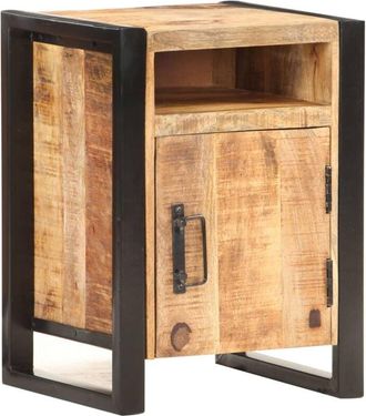 vidaXL Bedside Cabinet 40x35x55 cm Solid Mango Wood vidaXL