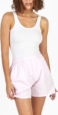 Sleepy Jones Alex Tank Top in White Ribbed Jersey at Nordstrom, Size X-Small