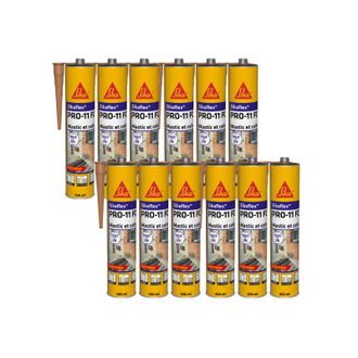 Sika Sika - Juego De 12 Adhesivos Flex Pro 11 Fc Purform - Beige - 300ml