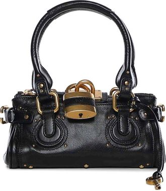 Chlo&eacute; Small Paddington Bag In Grained Leather