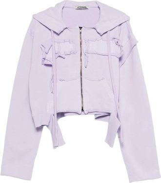 Ottolinger Felpa con effetto vissuto - Viola