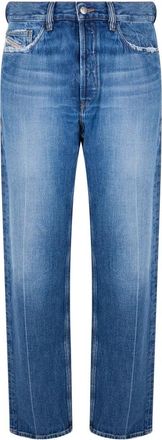 Diesel Lichtblauwe denim jeans- comfortabel en - Heren - Regular Fit Jeans - Blauw - W33 - Denim - Jeans