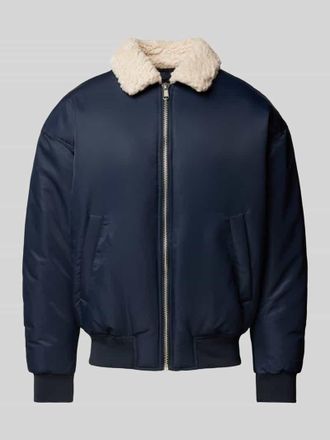 Review Bomberjacke mit Leistentaschen in Marine, Größe XL