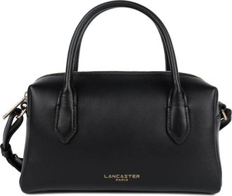 Lancaster Donna Cube Sac Trotteur Zipp&eacute; - Dames - Handtassen - Zwart - ONE Size - Leer - Tassen