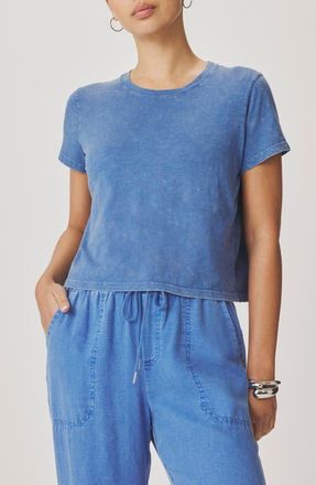 Splendid Louisa Short Sleeve T-Shirt in Perfect Blue at Nordstrom, Size Medium