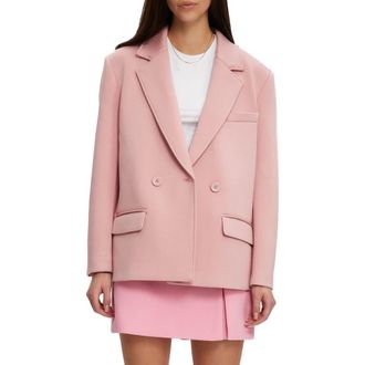 Noize Braunwyn Notch Collar Blazer in Deauville Mauve at Nordstrom Rack, Size X-Large