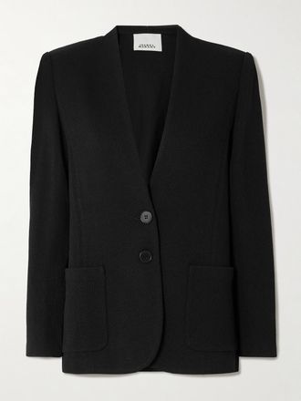 Isabel Marant Blazer In Misto Lana Olivia - Nero
