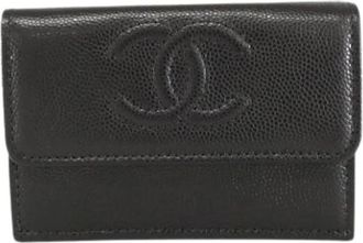 Chanel Portafoglio Pre-owned (tri-fold) - - Pre-owned - Donna - Nero - ONE SIZE