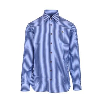 Vivienne Westwood Ghost Stripe Shirt - male - Vivienne Westwood - Casual Shirts - Blue - S - Shirts