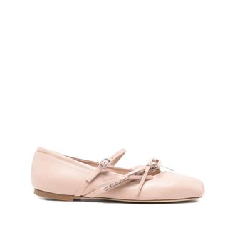 Jimmy Choo London Ballerinas, female, Pink, Size: 8 1/2 US Flat Shoes