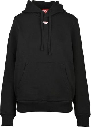 Diesel Black Cotton Womens Cropped Sweatshirt