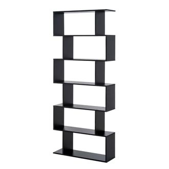 HOMCOM Estanter&iacute;a librer&iacute;a 80x23x192cm negro