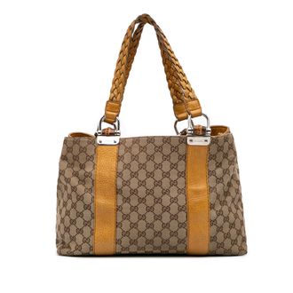 Gucci Bamboe Bar Tote GG Monogram