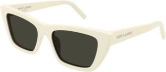 Saint Laurent Sunglasses, unisex, Beige, Size: 55 MM SL 276 Mica Sunglasses