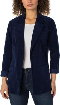 Liverpool L.A. Boyfriend Blazer Womens Arctic Night Corduroy GBO3679