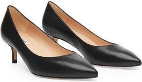 L.k. Bennett Audrey Pointed Toe Kitten Heel Pump in Black at Nordstrom Rack, Size 10Us / 40Eu