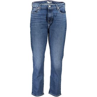 Tommy Hilfiger Womens Straight Leg Jeans Classic Fit - Blue Cotton - Size 28 (Waist)