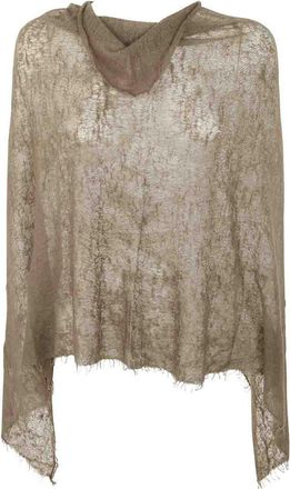 Mirror in the Sky Semi felted poncho