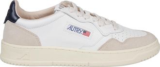 Autry Medalist Low Leather Suede Low-Top Sneakers