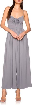 Susana Monaco Crop Wide Leg Knit Jumpsuit in Concrete Jungle at Nordstrom, Size X-Small