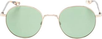 Barton Perreira Occhiali da sole tondi - Oro