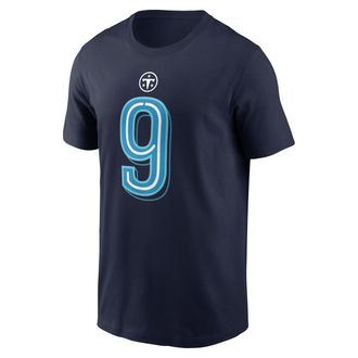 Nike Steve McNair Tennessee Titans Rivalries Collection Nike Mens NFL T-Shirt in Blue | N19941SW6T-N2S