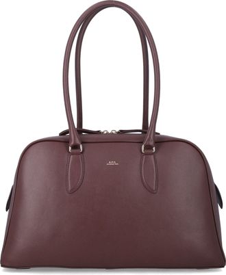 A.P.C. Sac Paloma Structured Leather Handbag