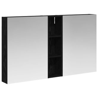 vidaXL Juego De Muebles De Ba&ntilde;o Con Estante 3 Pcs 120 X 14,5 X 70 Cm Vidaxl
