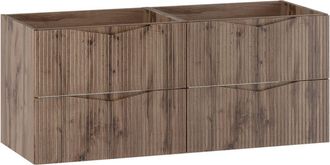 Petits Meubles Mueble bajo lavabo estratificado marr&oacute;n