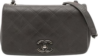 Chanel Borsa a tracolla trapuntata Pre-owned - - Pre-owned - Donna - Grigio - ONE SIZE
