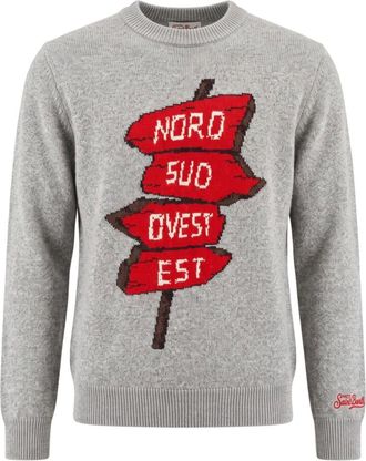 MC2 Saint Barth Maglione Girocollo Heron - - Knitwear - Uomo - Grigio - M