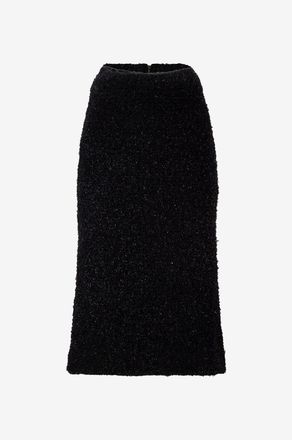 Balenciaga Schmaler Midi-Rock aus Tweed-Strick