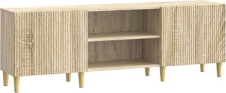vidaXL Mueble De Tv Roble Sonoma 150 X 31 X 50 Cm Madera De Ingenier&iacute;a Vidaxl